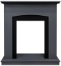 Электрокамин с классическим очагом 2D Royal Flame Barсelona дуб серый с очагом Majestic FX Brass/Black